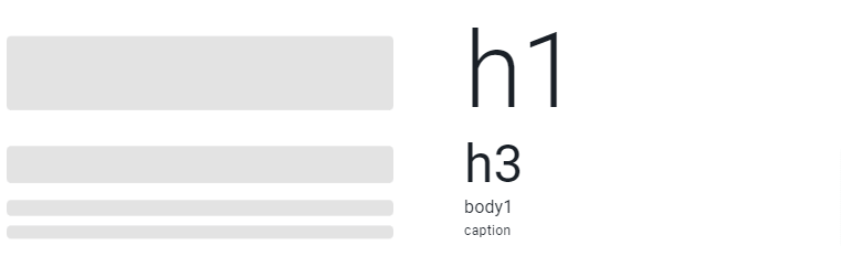 mui 5 loading skeleton with typography