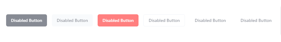 variant disabled button shadcn ui