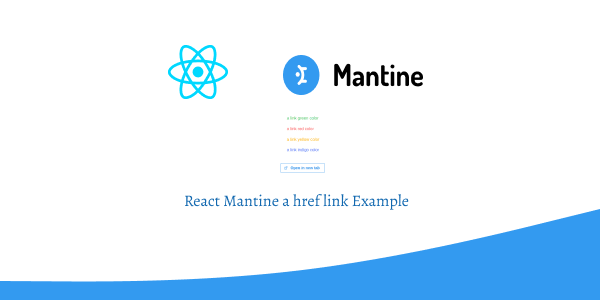 react mantine a href link example