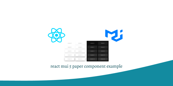 react mui 5 paper component example
