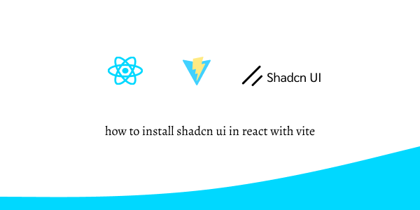 how to install shadcn ui in react with vite