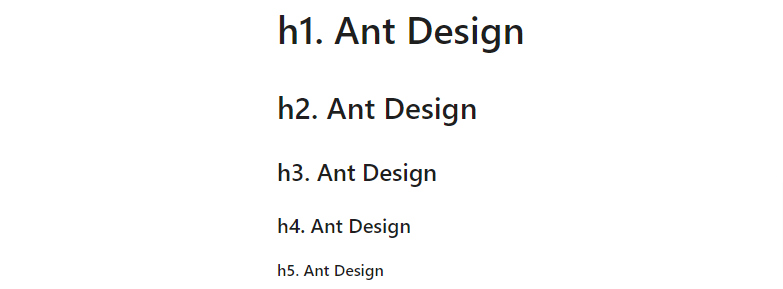 react ant design 5 typography