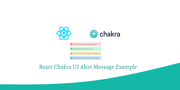 React Chakra UI Alert Message Example
