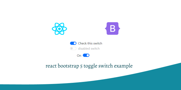 react bootstrap 5 toggle switch example