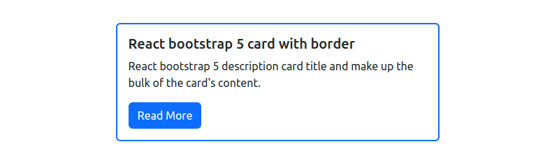 react 18 bootstrap 5 card style