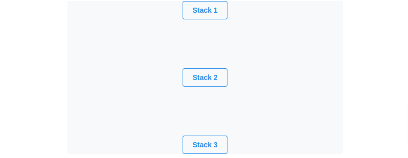 react mantine  stack component with flex