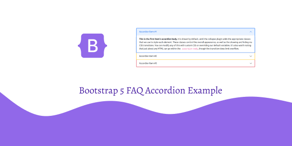 Bootstrap 5 FAQ Accordion Example