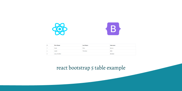 react bootstrap 5 table example
