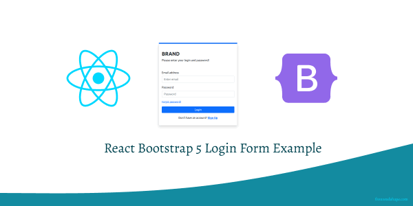 React Bootstrap 5 Login Form Example
