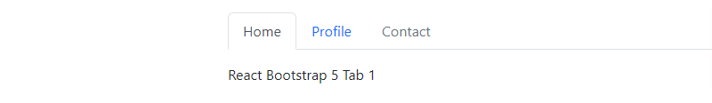 react bootstrap 5 tabs
