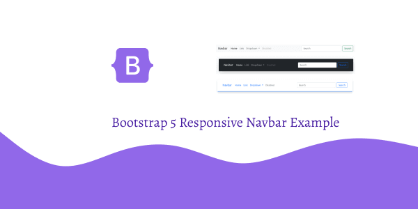 bootstrap 5 responsive navbar example