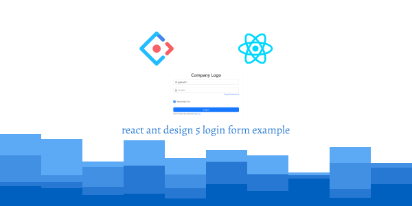 react ant design 5 login form example