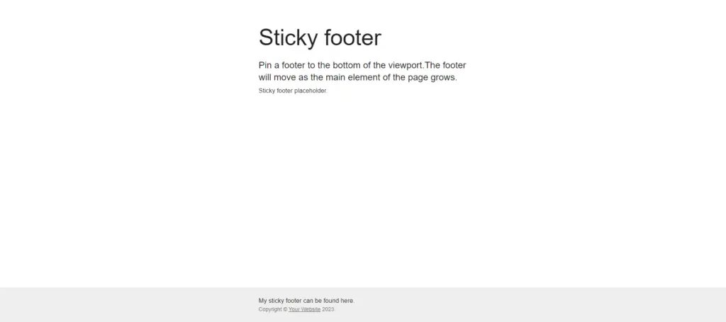 mui 5 sticky footer page