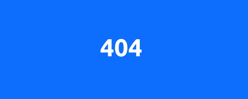  404 Error Page