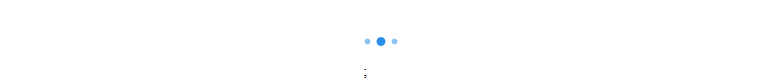 loading state with dots variant