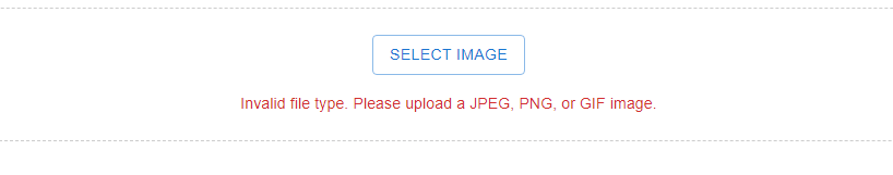  image file upload with validation 