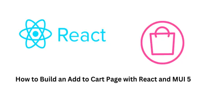 Add to Cart Page with React and MUI 5