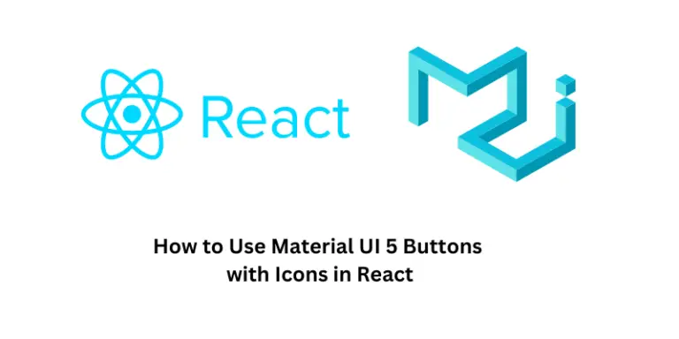 Material UI 5 Buttons with Icons in React
