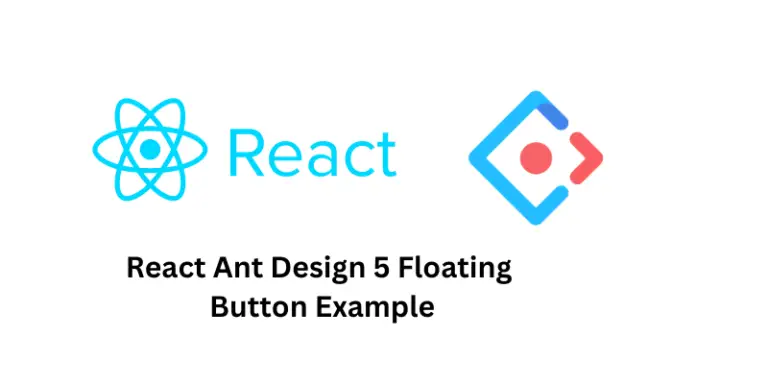 React Ant Design 5 Floating Button Example